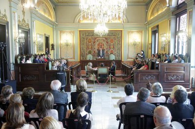 Ple de constitució de la Paeria.