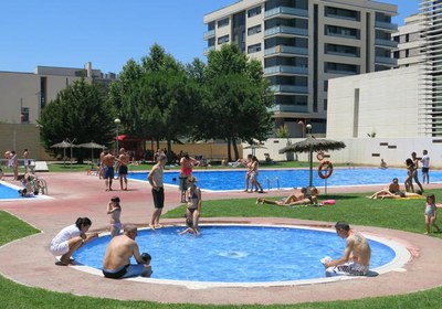 Les piscines municipals de Cappont han estat les que major afluència d'usuaris han registrat aquest diumenge.