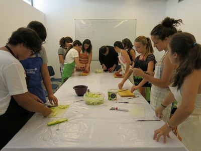 El Taller de cuina oriental que avui ha començat..