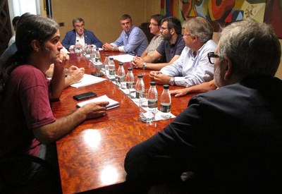 L'alcalde ha presidit la constitució de la Comissió de l'Horta, que encapçalaran Joan Queralt i David Melé..