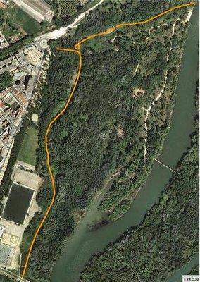 Fotografia de l'actuació al ramal del Segre, a la Mitjana.