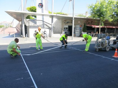 Els propers dies s’arranjarà un total de 12.422 metres quadrats de paviment i es repararan els danys existents.