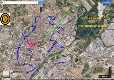 Desviaments de trànsit.