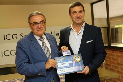 Àngel Ros ha recollit el carnet del club i ha desitjat èxits als equips d’hoquei patins en la nova temporada.