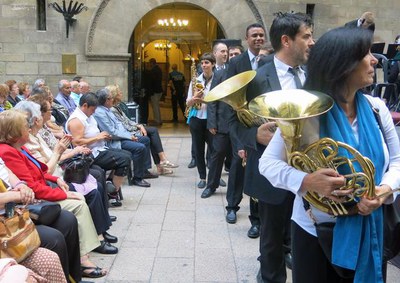 El concert de la BML s'ha fet a la plaça de la Paeria.