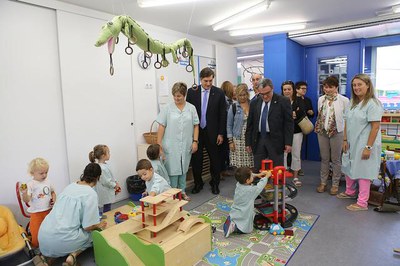 L'escola Bressol Ronda-Mercè, juntament amb la xarxa de 18 escoles bressol municipals,comença avui el curs..