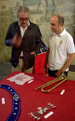 Portes obertes de la Confraria Crist de l'Agonia a l'església romància de Sant Martí, a l'Obert.