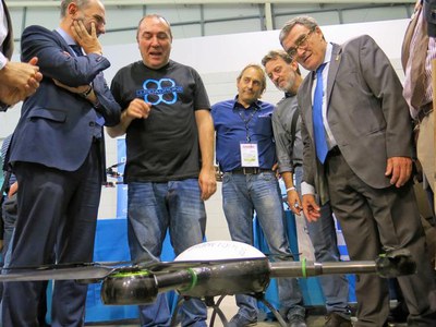 Els drones, un dels protagonistes de la Fira de Sant Miquel d'enguany.