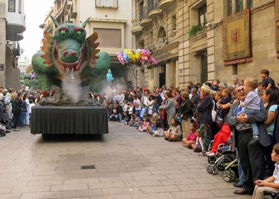 El Marraco també ha desfilat aquest matí amb motiu de les Festes de la Tardor.