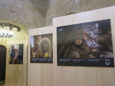 L'objectiu de la mostra és donar a conéixer la situació de milers de persones que subsisteixen gràcies a la tasca d'organismes internacionals..