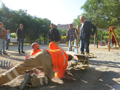 Les actuacions de neteja i millora de mobiliari es portaran a terme fins divendres.