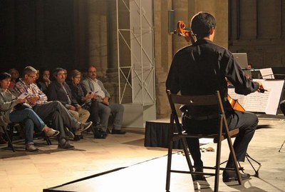 El cicle Concordia, música de Pau, a la Seu Vella de Lleida.