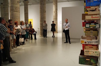 El director del Jardí Botànic de Lleida ha guiat l’activitat familiar d’aquest matí a La Panera.