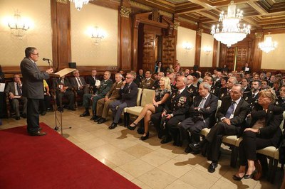 L'alcalde Ros ha destacat la col·laboració entre els diferents cossos de seguretat a Lleida.