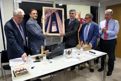 Homenatge dels Armats de Lleida al fotògraf lleidatà Gómez-Vidal.