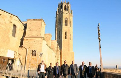 Mayor Zaragoza ha assegurat que la candidatura lleidatana té moltes possibilitats de ser declarada Patrimoni UNESCO..