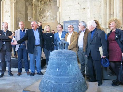 El comiat de la campana Mònica s'ha fet en el marc de la celebració del Dia de la Seu Vella.