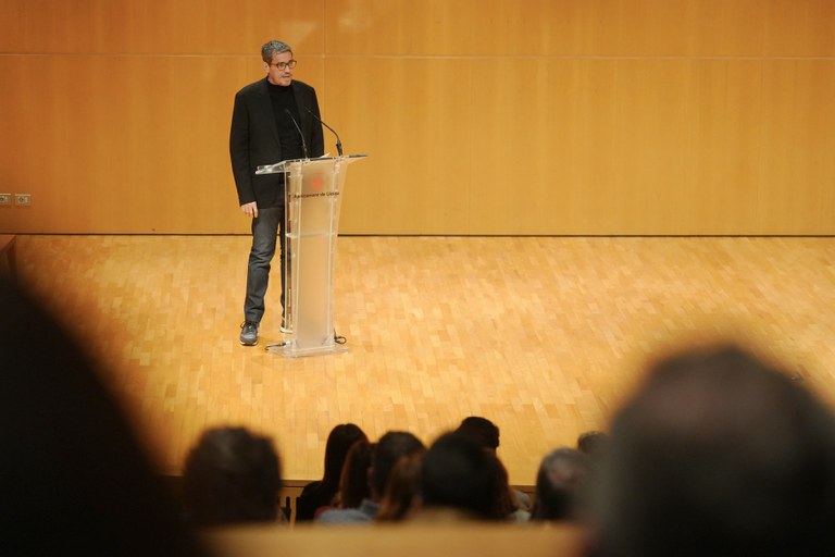 Enric Herrera ha parlat en nom de les 27 entitats que han proposat els 24 reconeixements