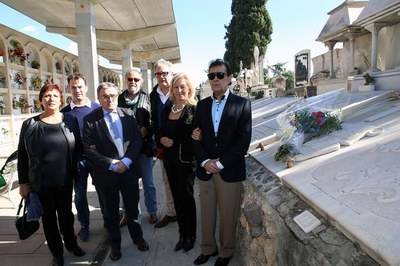 Homenatge a Enric Pubill, juntament amb la seva família.