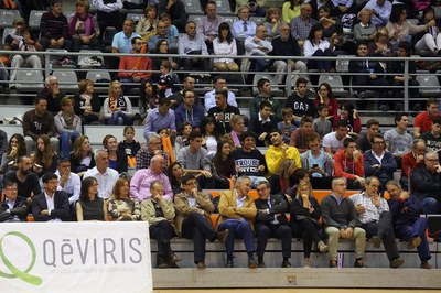 L'alcalde Ros ha assistit a la primera victòria de l'Actel Força Lleida de la temporada.