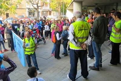 La caminada per la diabetis ha tingut dos recorreguts, un de 5 quilòmetres i l'altre de 10.
