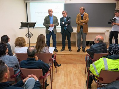 Avui ha començat una tercera edició del progarma Treball i Formació amb 45 alumnes.