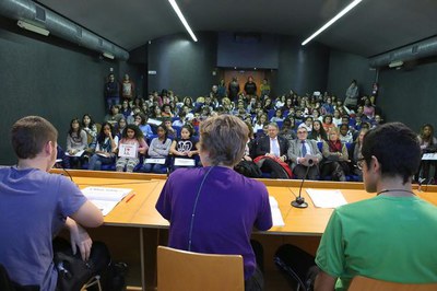 L'alcalde Àngel Ros ha assistit a la Constitució del Plenari dels Infants..