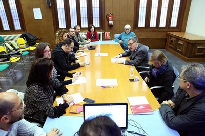 Aquest matí, l'alcalde ha presidit la presentació als grups municipals del consistori del projecte del Morera..