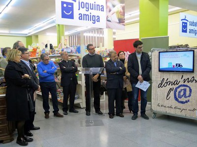 Acte de presentació de la nova campanya Dóna'ns l'@, amb el visionat d'un vídeo promocional.