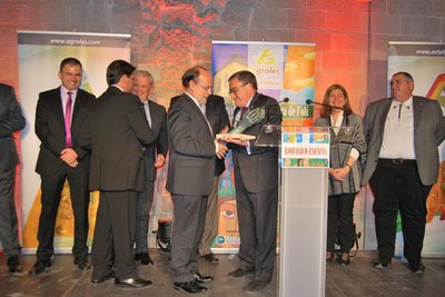 L’alcalde Ros ha participat en el lliurament de premis Romànico d'Or 2015, a la Seu Vella.
