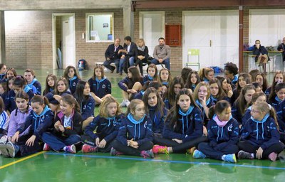 La presentació dels equips el Cecell ha començat amb la xerrada del “coach” Guillem Boira per a les jugadores i les famílies que han assistit a l'acte.