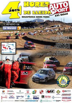 Cartell Les 4 Hores de Lleida - 2015.