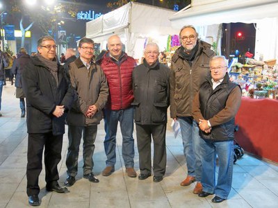 Visita al Mercat de Santa Llúcia de Lleida.