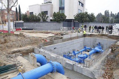 La instal·lació de la nova canonada d’abastament d’aigua de Pinyana a la xarxa de distribució de Lleida permetrà una millora de la qualitat de l’aigu….