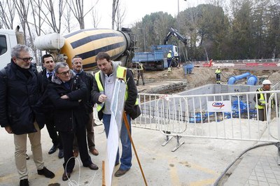 Les obres, que també garanteixen un subministrament estable i redueixen el risc d’avaries en el servei d’aigua, avancen a bon ritme.