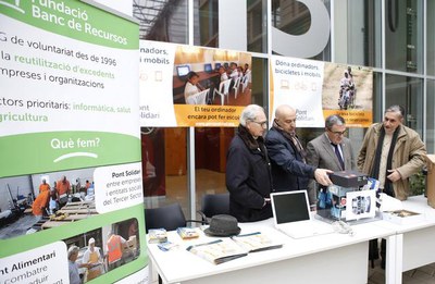 Els destins dels objectes recollits un cop reciclats són Bolívia i el Txad.