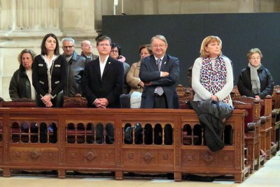 La benedicció és va realitzar en finalitzar la missa del migdia a la Catedral.