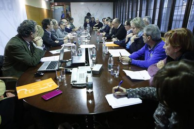 L'alcalde Ros va remarcar que el projecte de Torre Salses és només per a mitjanes superfícies comercials.