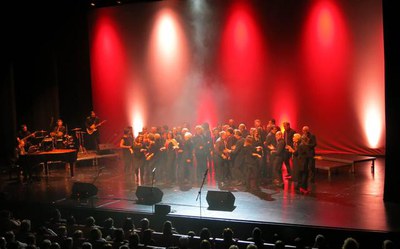 El cor de l'Orfeó ha estat acompanyat per un quartet musical.