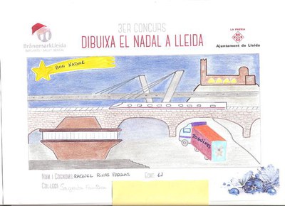 Raquel Rivas, de 12 anys, ha guanyat el premi de les xarxes socials amb aquest dibuix.