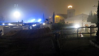 Vista general del recinte del Pessebre al costat de l'Hangar de Magraners.