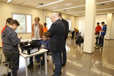 El campus de treball sobre robòtica l'ha organitzat Engijoc amb la col·laboració del Parc Científic.