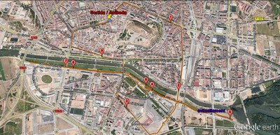 Recorregut llart, de 10 km, de la Cursa de Sant Silvestre de demà.