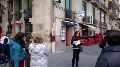Ruta per als Ambaixadors de Lleida per conèixer els espais de la ciutat que van veure néixer i créixer el poeta lleidatà Màrius Torres.