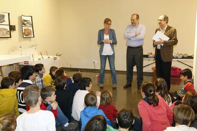 Cloenda del campus de treball que s'ha fet aquest Nadal al Parc sobre robòtica.