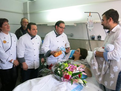 L'Albert és el primer fill de la parella Aldavert-Sopa.