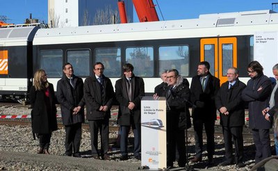 L'alcalde Ros va parlar sobre la vocació ferroviària de la ciutat de Lleida.