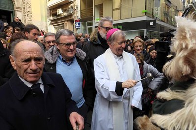 Enguany, la benedicció l'ha fet el bisbe de Lleida, Mons. Salvador Giménez.