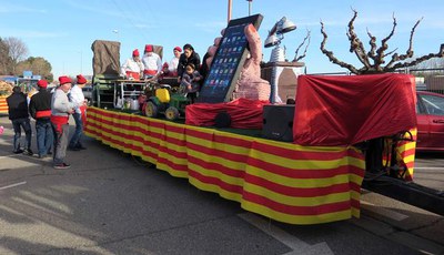 La carrossa dels veïns de la partida Montcada va guanyar el concurs.