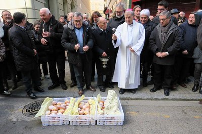 També hi ha hagut benedicció de pans i panets.